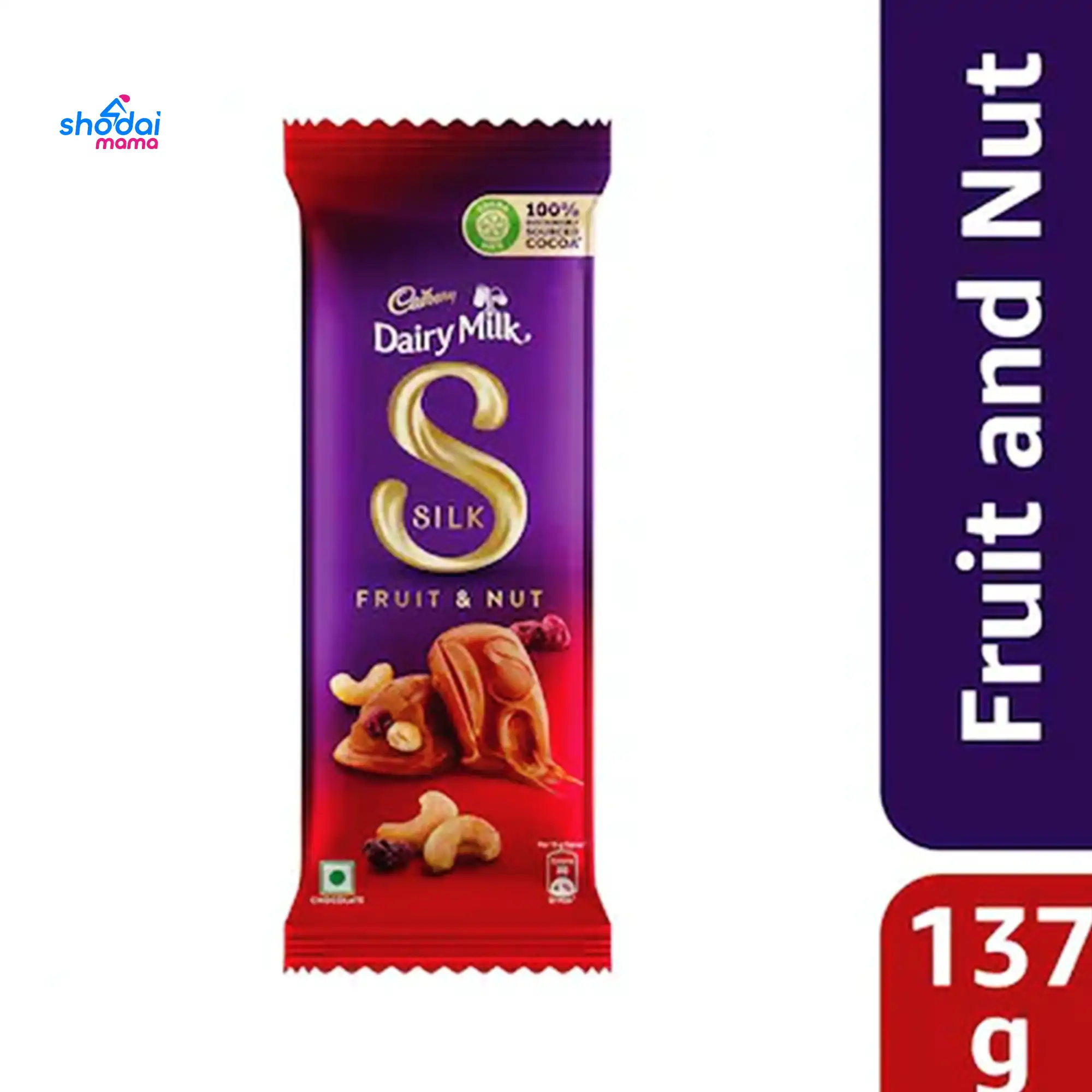 Cadbury Dairy Milk Silk Fruit & Nut Chocolate 137gm